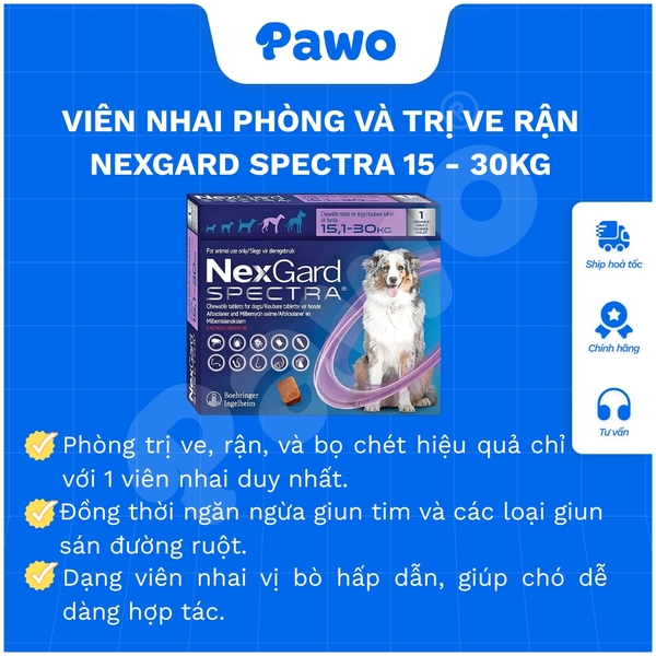 Thuốc trị ve Nexgard Spectra
