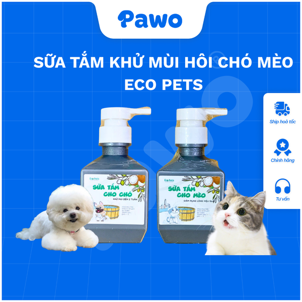 Sữa tắm Eco Pets cho mèo - giảm rụng lông | PAWO