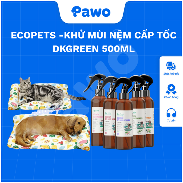 SPVS - Eco Pets - Xịt khuẩn siêu Nano DKGREEN - 500ml | PAWO