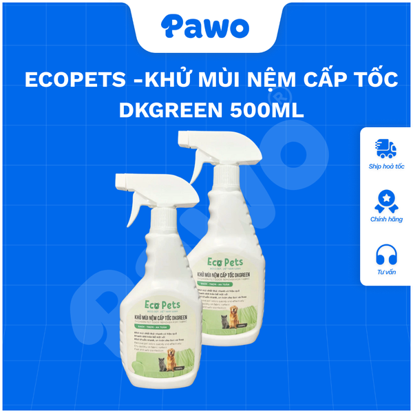 EcoPets -Khử mùi nệm cấp tốc DKGREEN 500ml | PAWO