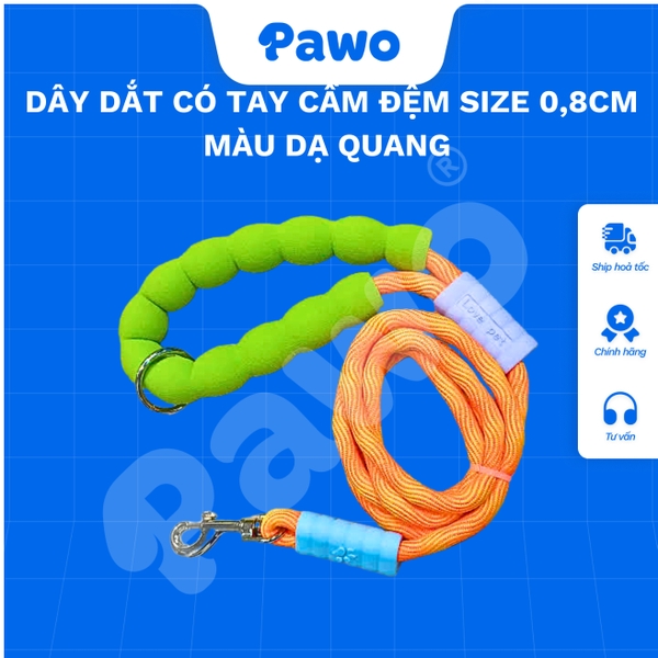 Dây Dắt Có Tay Cầm Đệm Size 0,8cm PAWO