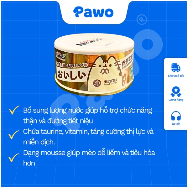 Pate Neeka Mousse Special Lon 85g Cao Cấp | PAWO