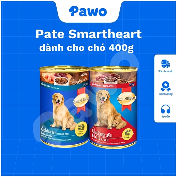 Pate cho chó Smartheart 400g PAWO