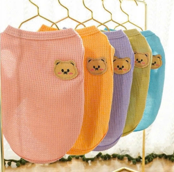 Áo ba lỗ gấu nhiều size cho chó mèo - PAWO