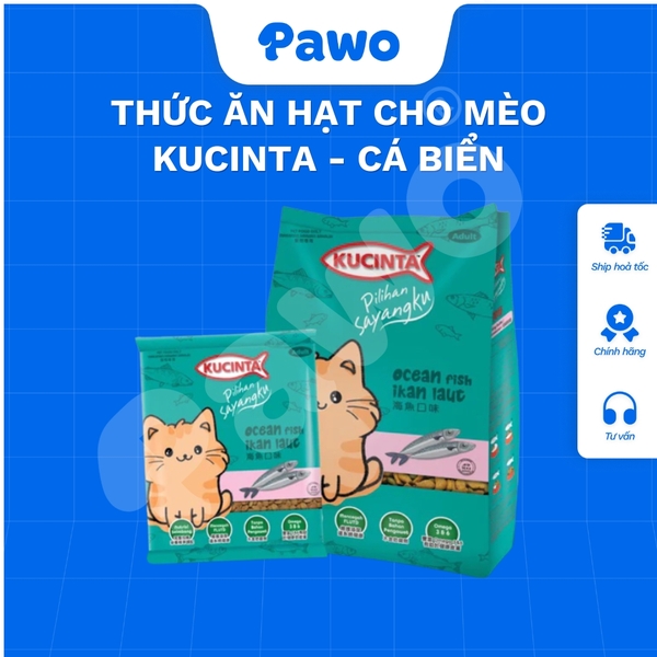 Hạt Kucinta cho mèo nhiều vị - PAWO