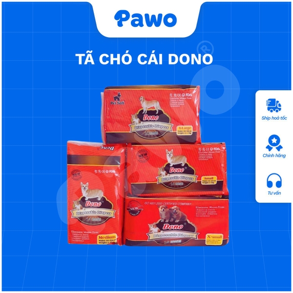 Tã Dono chó cái nhiều size | PAWO