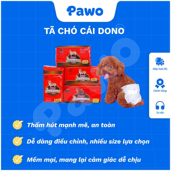 Tã Dono chó cái nhiều size | PAWO
