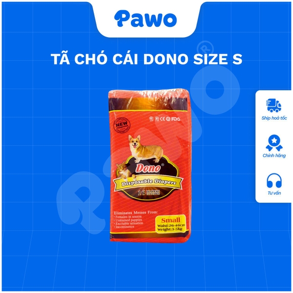 Tã Dono chó cái nhiều size | PAWO