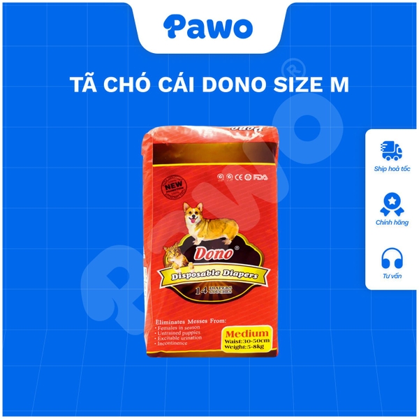Tã Dono chó cái nhiều size | PAWO