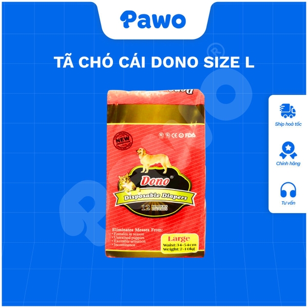 Tã Dono chó cái nhiều size | PAWO