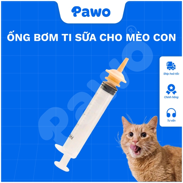 Ống bơm ti sữa cho mèo con | PAWO