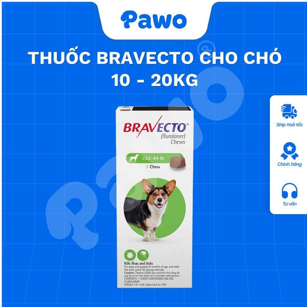 Thuốc Bravecto cho chó - PAWO