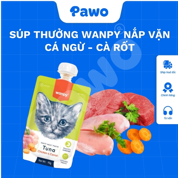 Súp thưởng Wanpy nắp vặn - PAWO