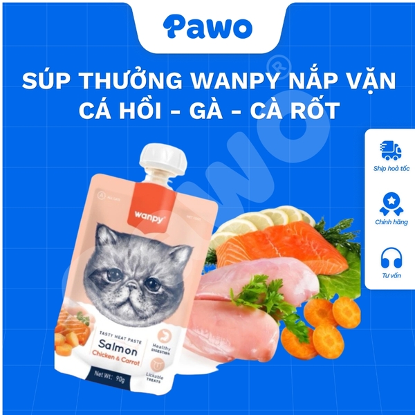 Súp thưởng Wanpy nắp vặn - PAWO