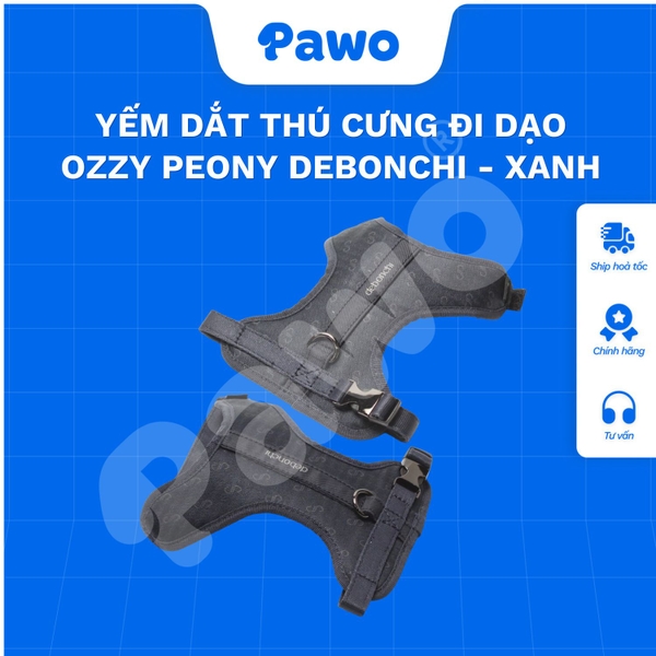 Yếm dắt thú cưng đi dạo Ozzy Peony debonchi | PAWO