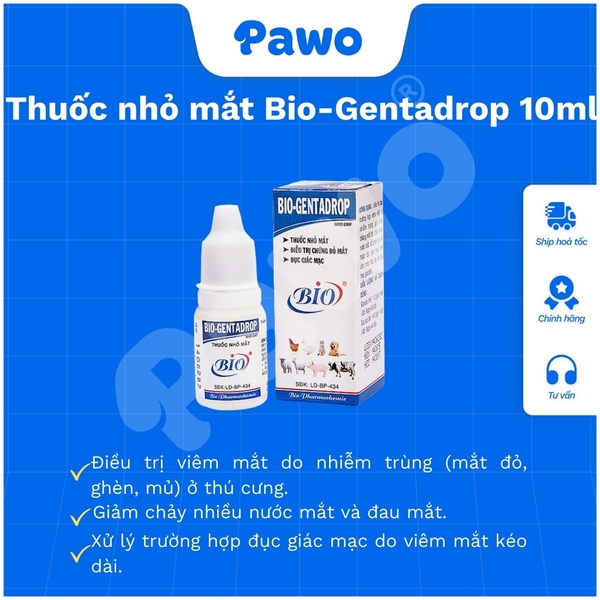 Thuốc - Nhỏ mắt Bio-Gentadrop