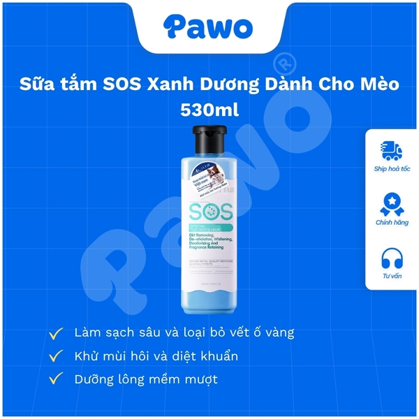 SPVS - Sữa tắm SOS cho thú cưng chai 530ml | PAWO