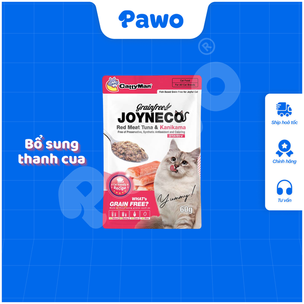 Pate cá ngừ JOYNECO cho mèo túi 60g
