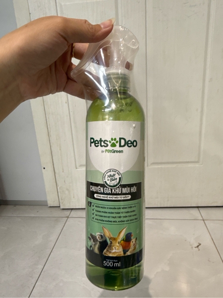 Xịt khử mùi Pet Green Cho Bull Pug, Chó Mèo, Thú Cưng - PAWO