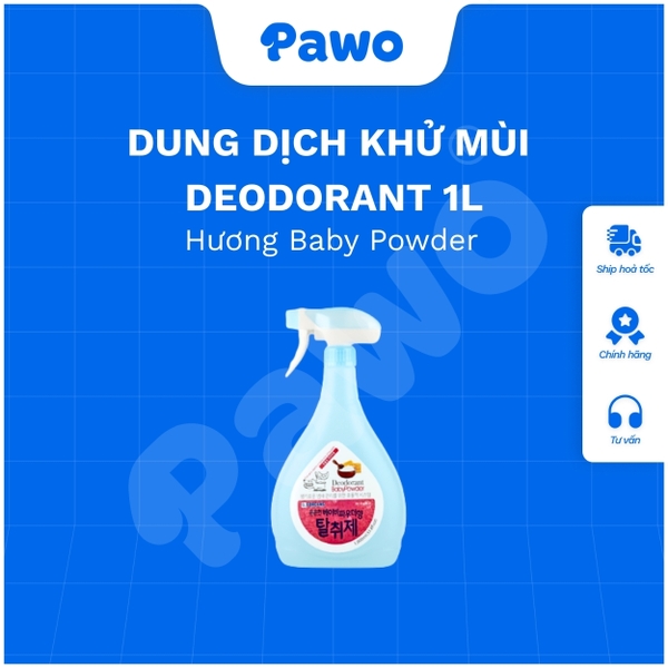 Dung dịch khử mùi Deodorant 1L dành cho chó mèo - PAWO