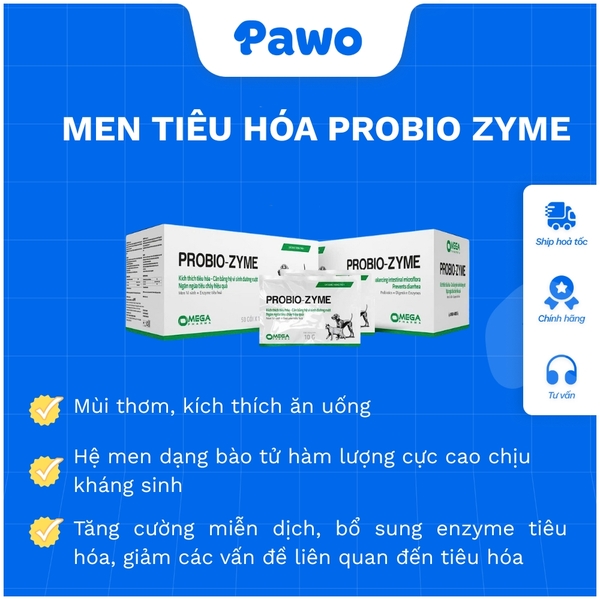 Men tiêu hóa dạng bột Probio Zyme - PAWO
