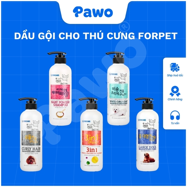 Sữa tắm Forcans dành cho chó mèo 550ml - Pawo