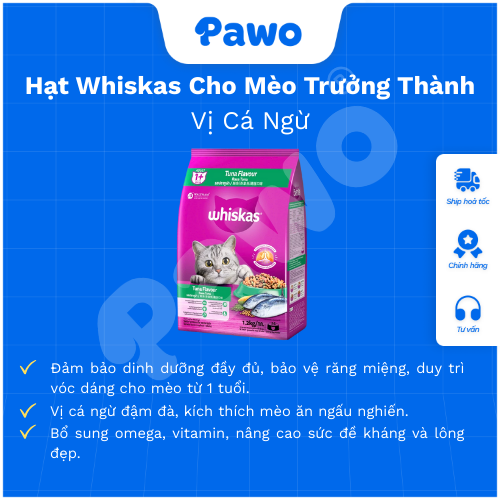 Hạt Whiskas cho mèo