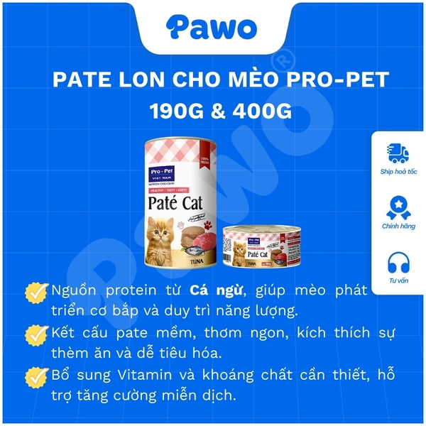 Pate lon Propet cho mèo | PAWO
