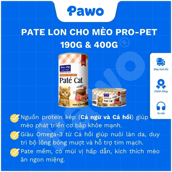 Pate lon Propet cho mèo | PAWO