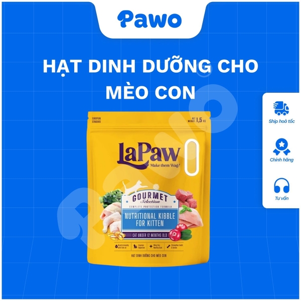 Hạt Lapaw 1,5kg cho mèo PAWO