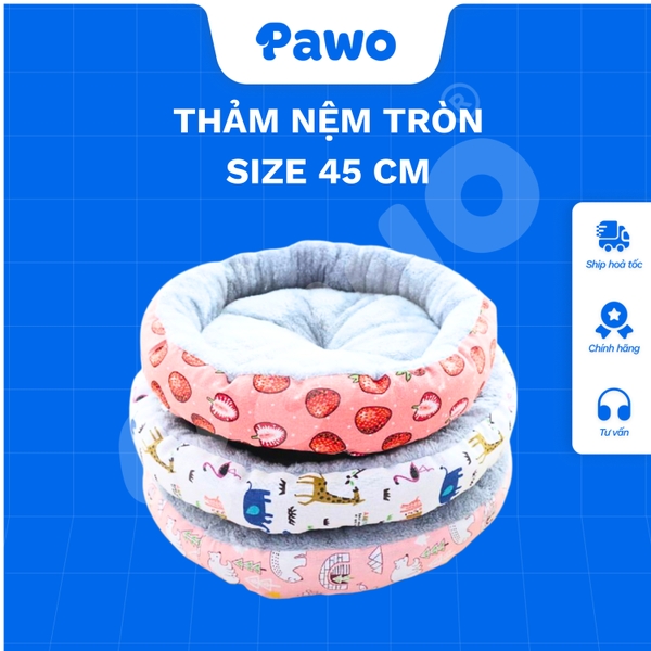 Thảm nệm tròn cho thú cưng - PAWO