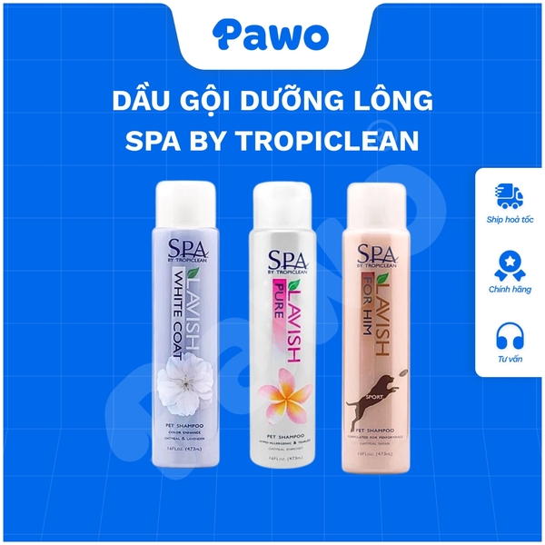Sữa tắm Spa Shampoo 16z an toàn lành tính cho chó mèo PAWO