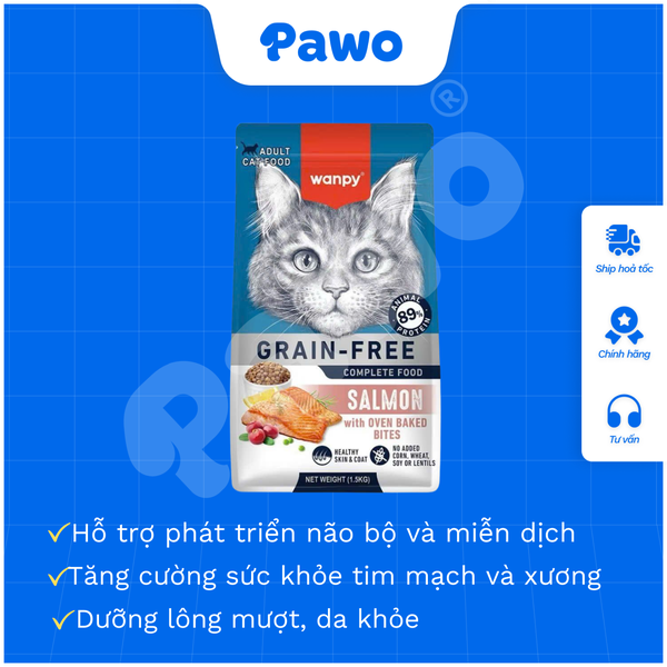 Hạt Wanpy cho Mèo 500g