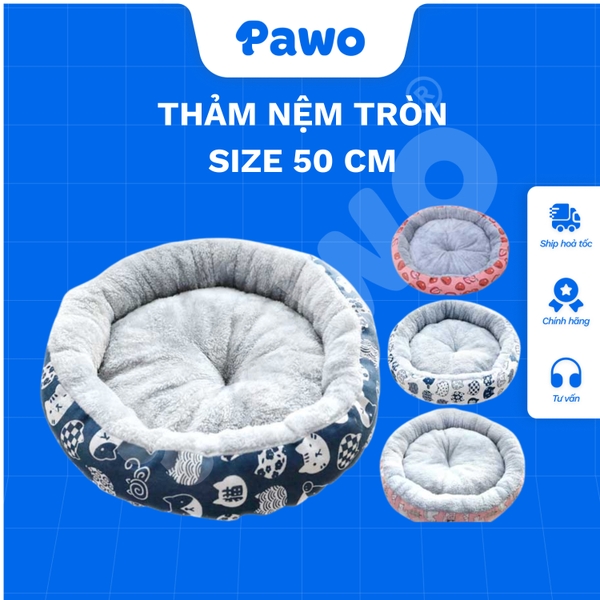 Thảm nệm tròn cho thú cưng - PAWO