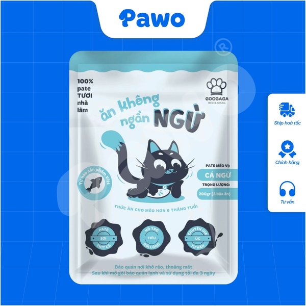 Phù Hợp Bé Kén Ăn - Pate Tươi Googaga 85G Cho Chó và Mèo, Dinh Dưỡng | PAWO