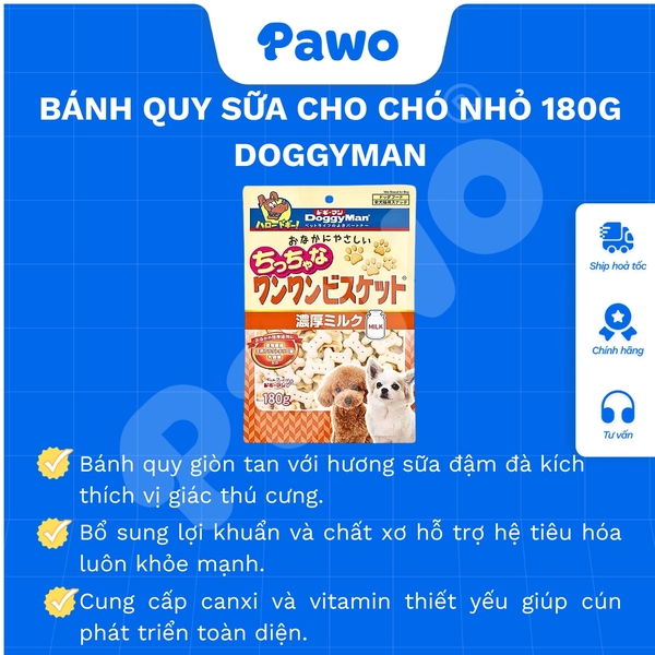 Snack mềm Doggyman cho chó mèo PAWO