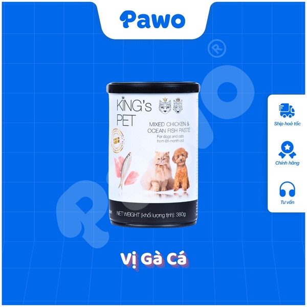 Pate King Pet cho chó và mèo 380g