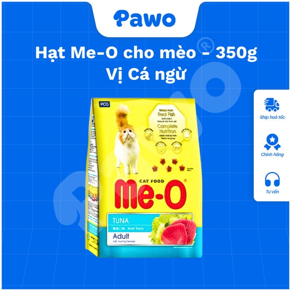 Hạt Me-O Dành Cho Mèo Lớn (Vị Cá Ngừ, Hải Sản, Cá Thu, Cá Hồi) | PAWO