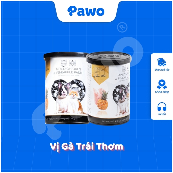 Pate King Pet cho chó và mèo 380g