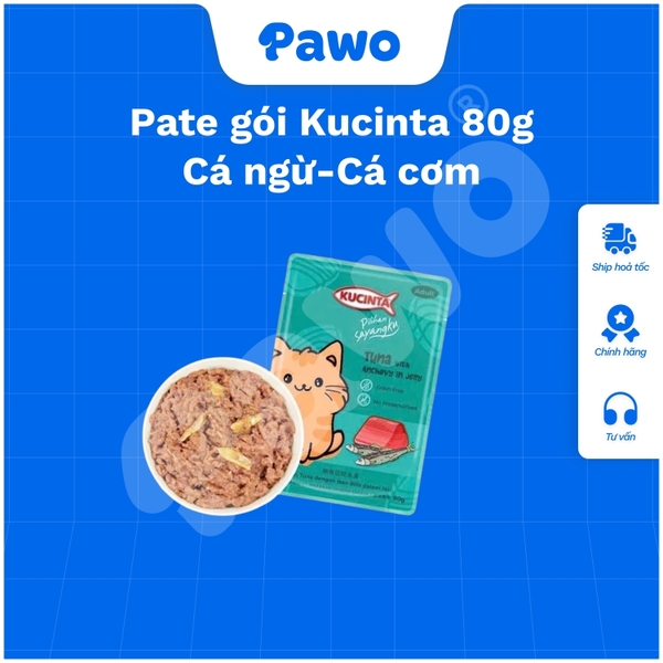 Pate gói Kucinta 80g | PAWO