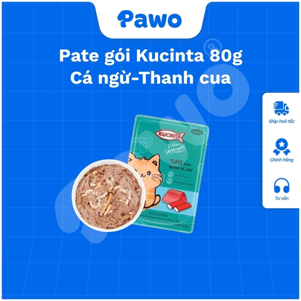Pate gói Kucinta 80g | PAWO