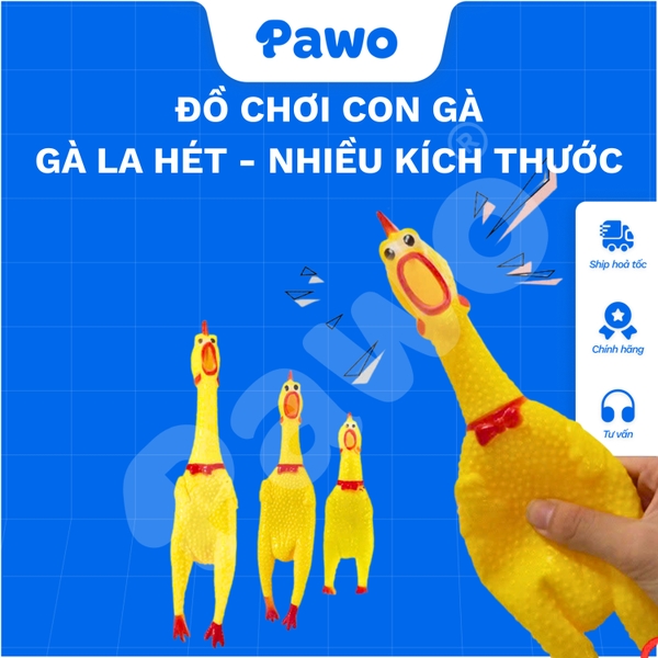 Đồ chơi con gà la hét dành cho chó PAWO