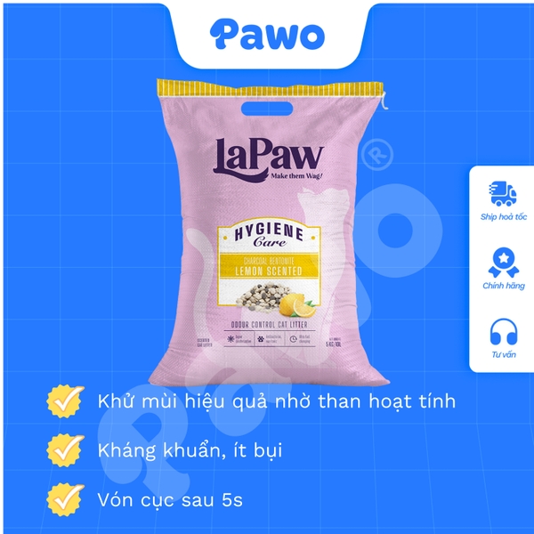 Cát Lapaw mix than hoạt tính 15L PAWO