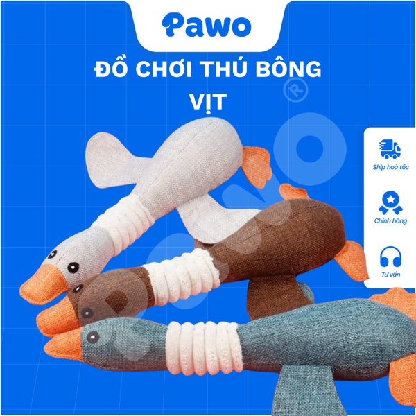 Đồ chơi thú bông - Vịt cho chó mèo PAWO