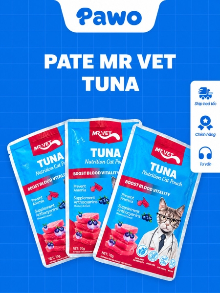 Pate MR.VET 70g Dành Cho Mèo PAWO