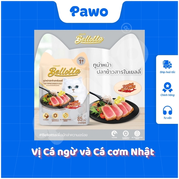 Pate Bellota cho mèo trưởng thành gói 85g | PAWO