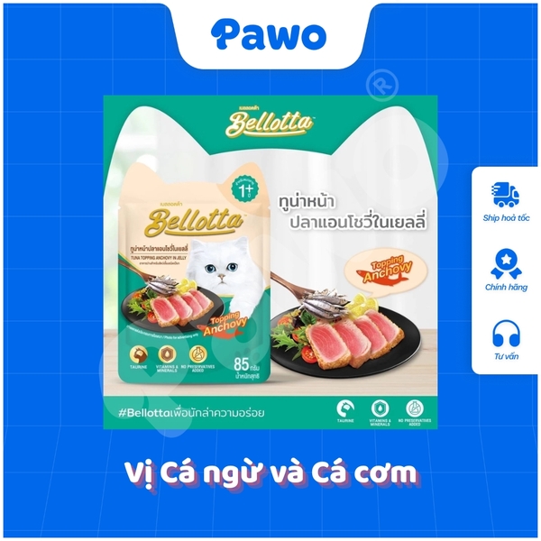 Pate Bellota cho mèo trưởng thành gói 85g | PAWO
