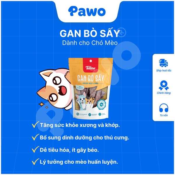 SNACK TELLME- Sạch răng, dễ tiêu hoá Dành cho Chó | PAWO