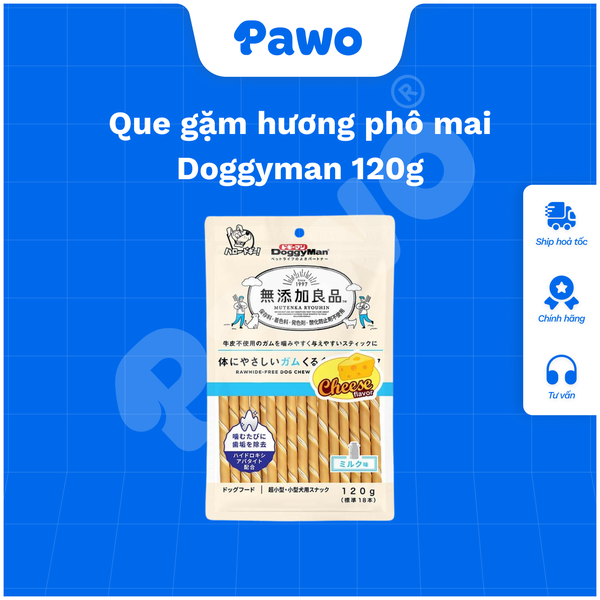 Que gặm bổ sung vitamin cho chó nhiều loại - Snack Doggyman | PAWO