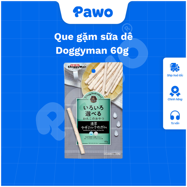 Que gặm hương sữa dê 60g Doggyman